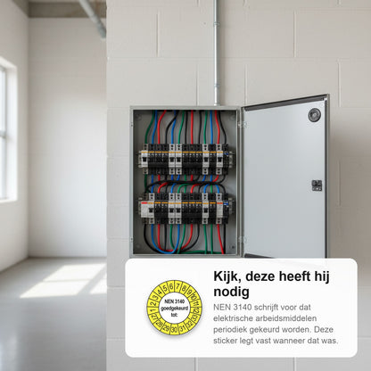 sfeerbeeld NEN 3140 Goedgekeurd tot Buiten Geel