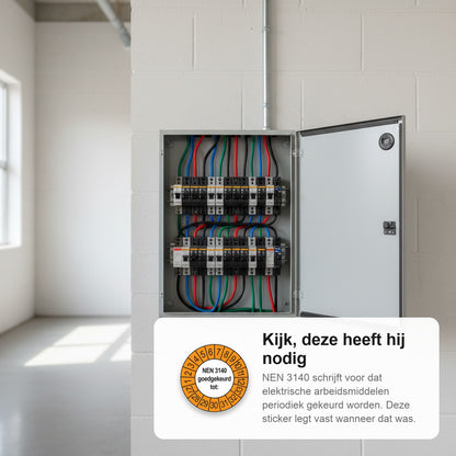 sfeerbeeld NEN 3140 Goedgekeurd tot Buiten Oranje