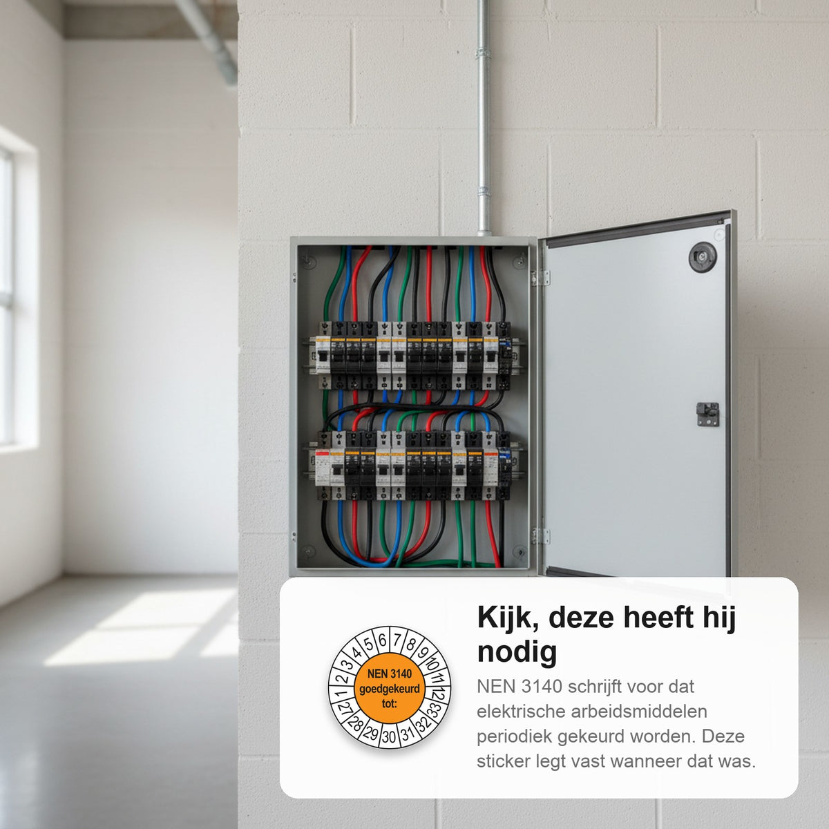 sfeerbeeld NEN 3140 Goedgekeurd tot Oranje
