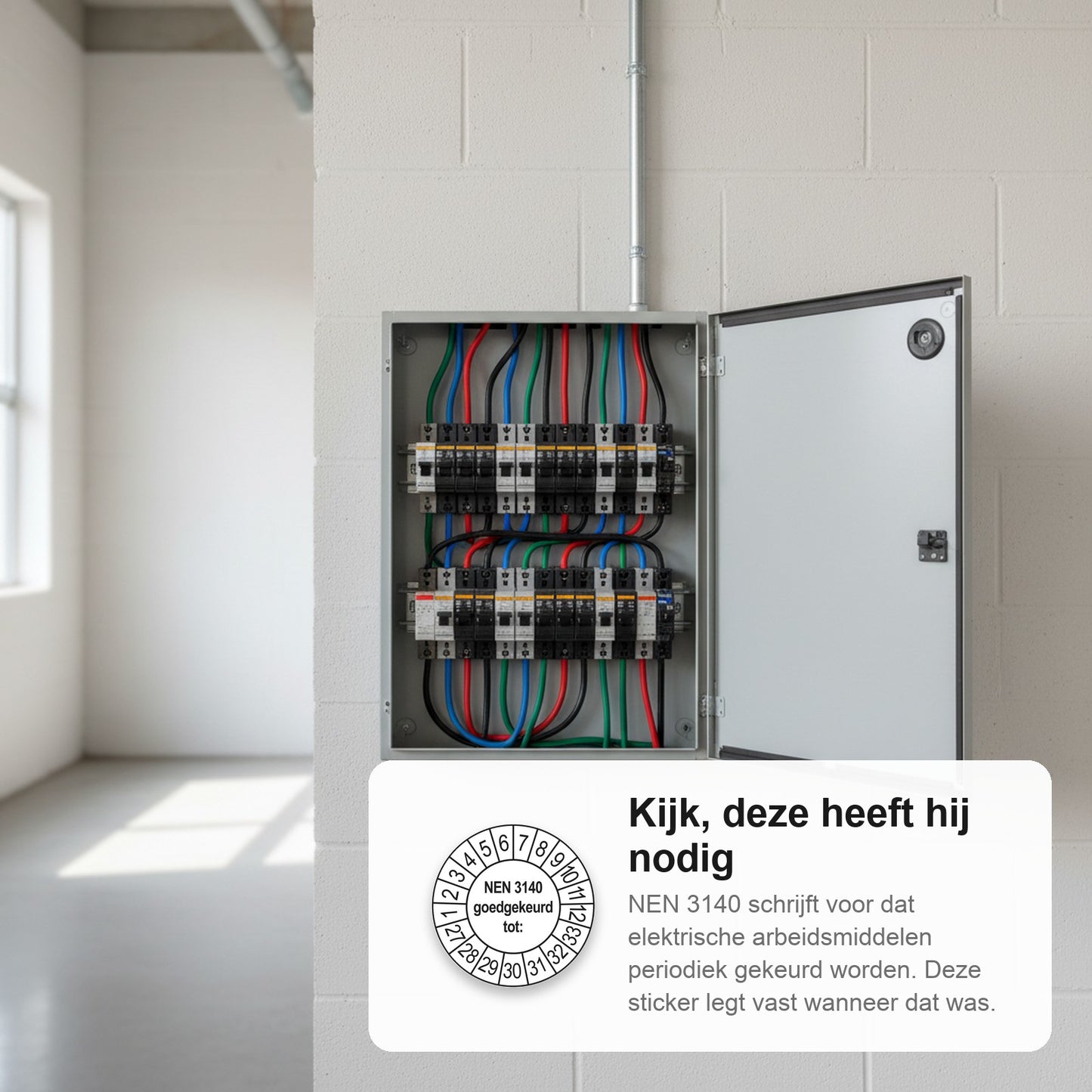 sfeerbeeld NEN 3140 Goedgekeurd tot Wit