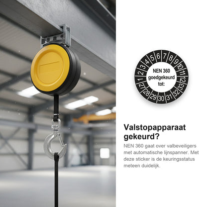 sfeerbeeld NEN 360 Goedgekeurd tot Buiten Zwart