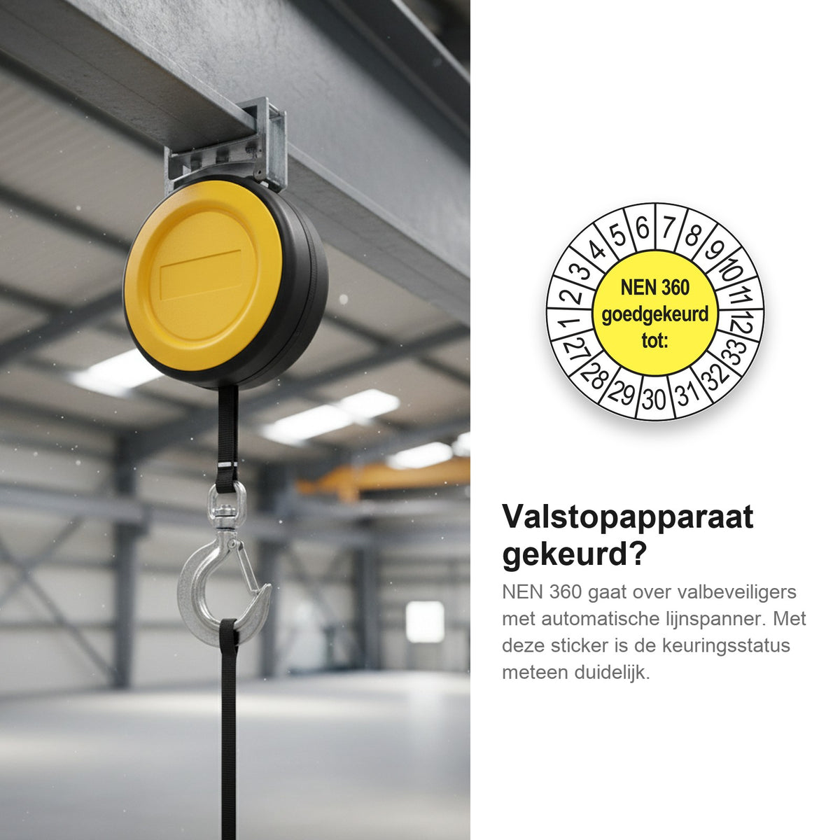 sfeerbeeld NEN 360 Goedgekeurd tot Geel
