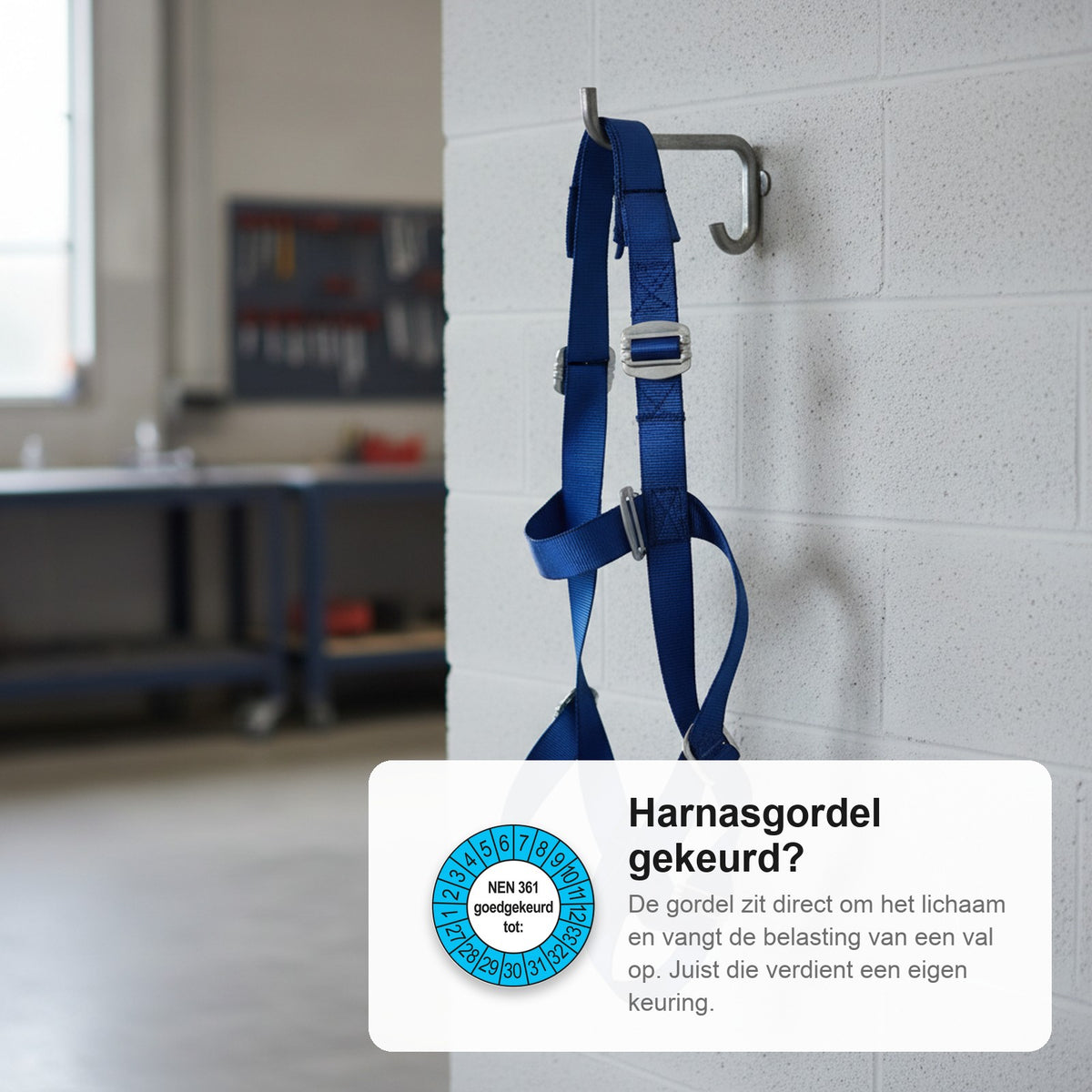 sfeerbeeld NEN 361 Goedgekeurd tot Buiten Blauw