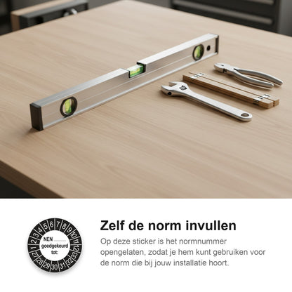 sfeerbeeld NEN (zelf in te vullen) Goedgekeurd tot Buiten Zwart