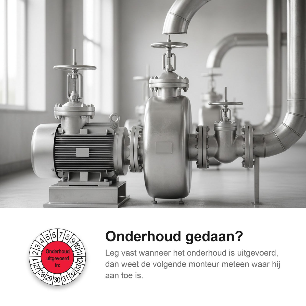 sfeerbeeld Onderhoud Uitgevoerd Rood