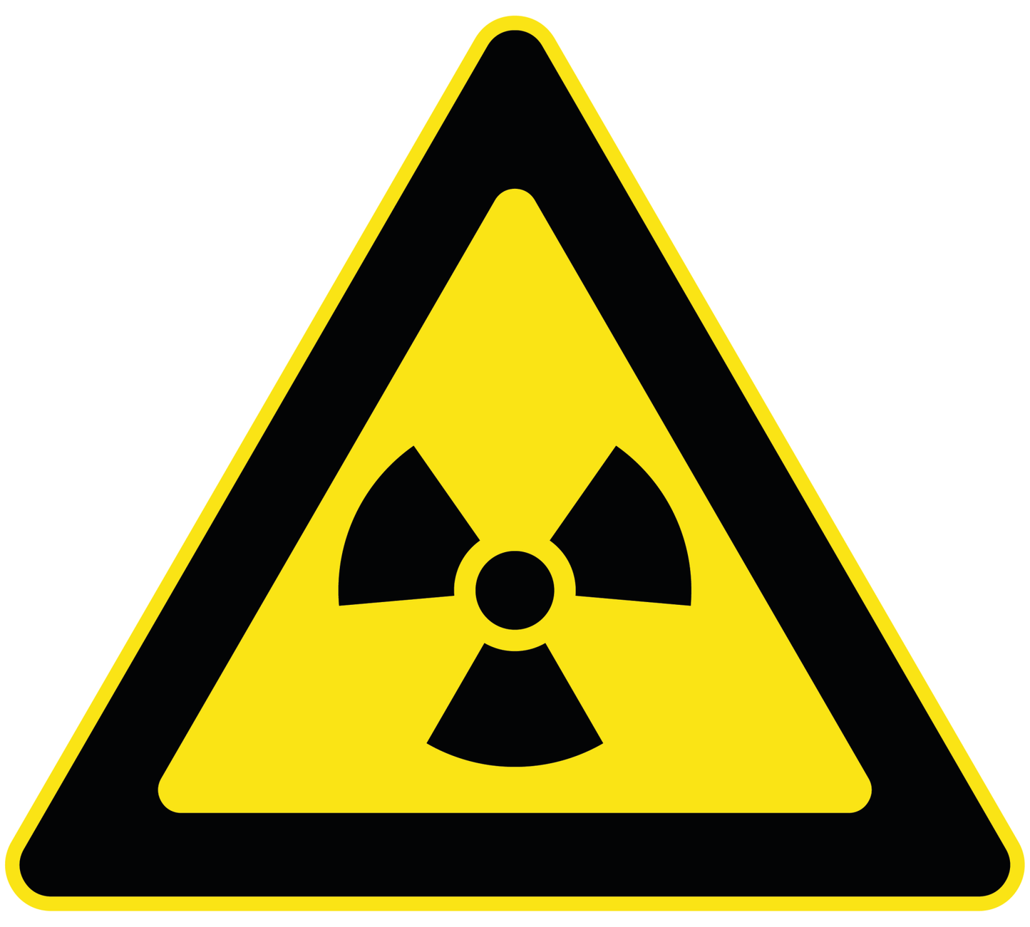 Pictogram stickers - Waarschuwing radioactieve straling 743693 - Ricard Pictogram stickers - 8718133045202