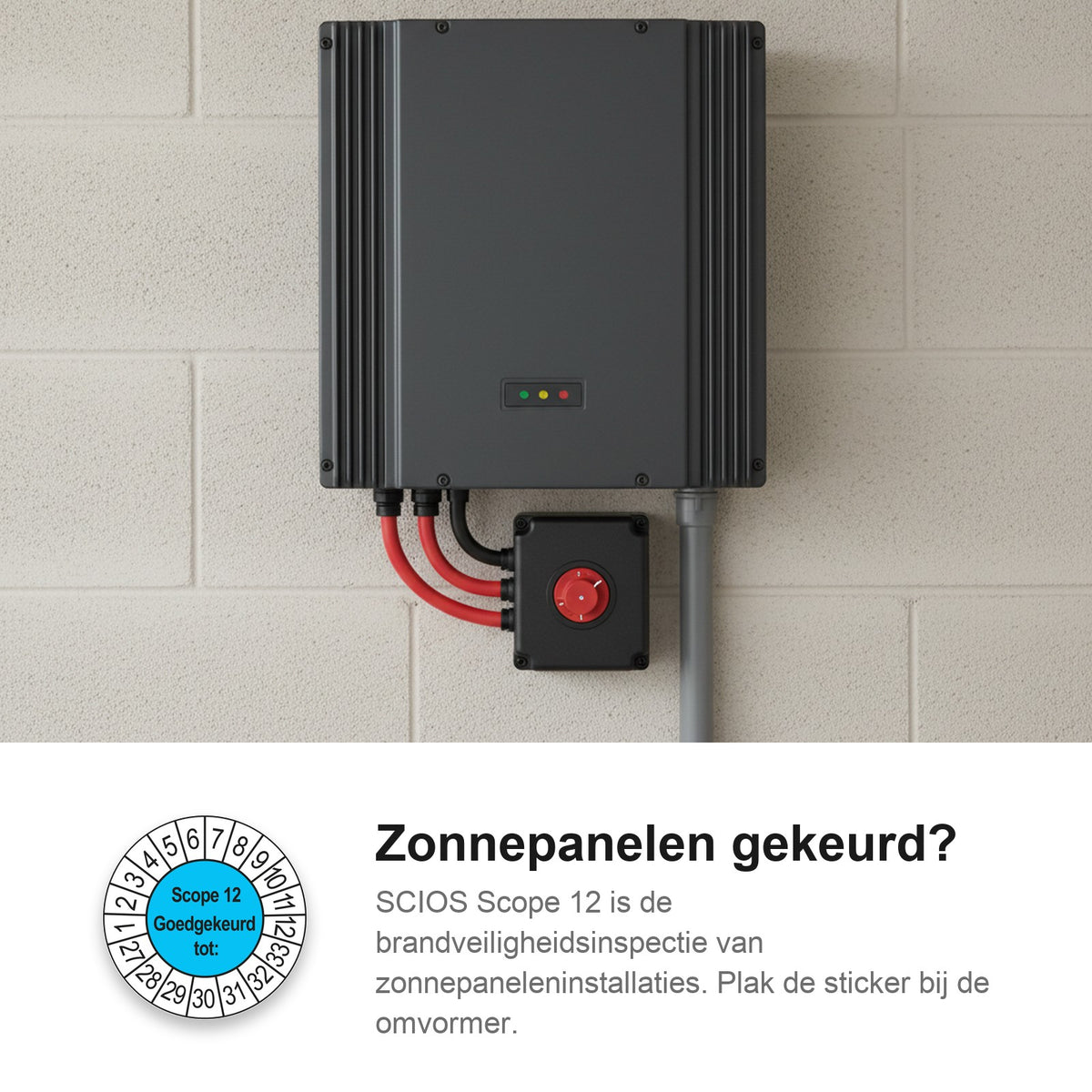 sfeerbeeld SCIOS Scope 12 Goedgekeurd tot Blauw