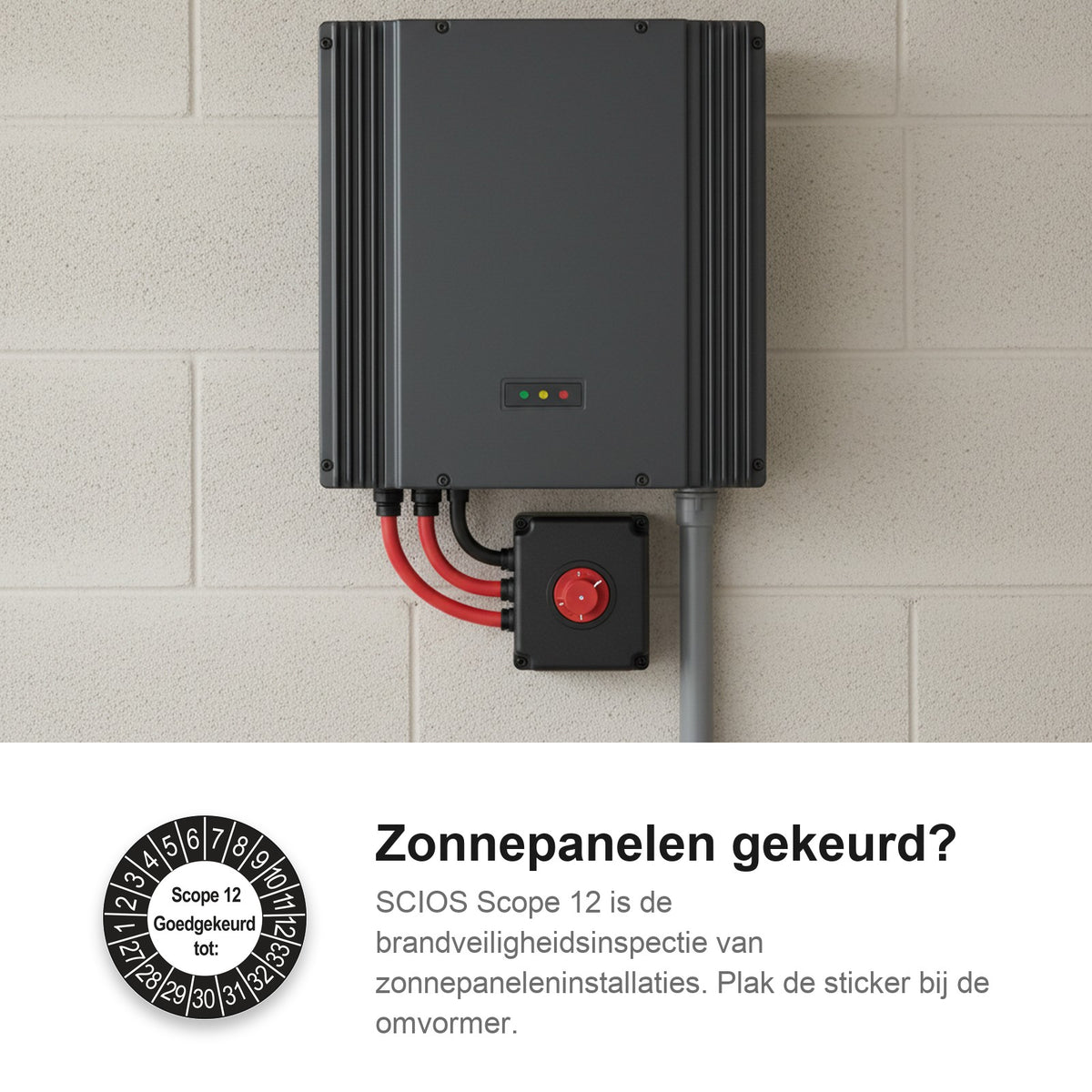 sfeerbeeld SCIOS Scope 12 Goedgekeurd tot Buiten Zwart