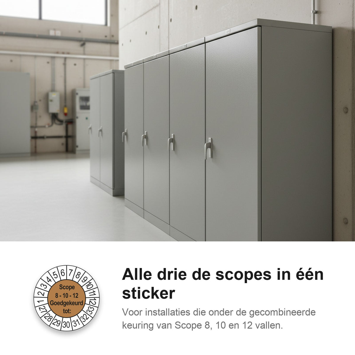 sfeerbeeld SCIOS Scope 8/10/12 Goedgekeurd tot Bruin