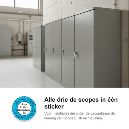 sfeerbeeld SCIOS Scope 8/10/12 Goedgekeurd tot Buiten Blauw