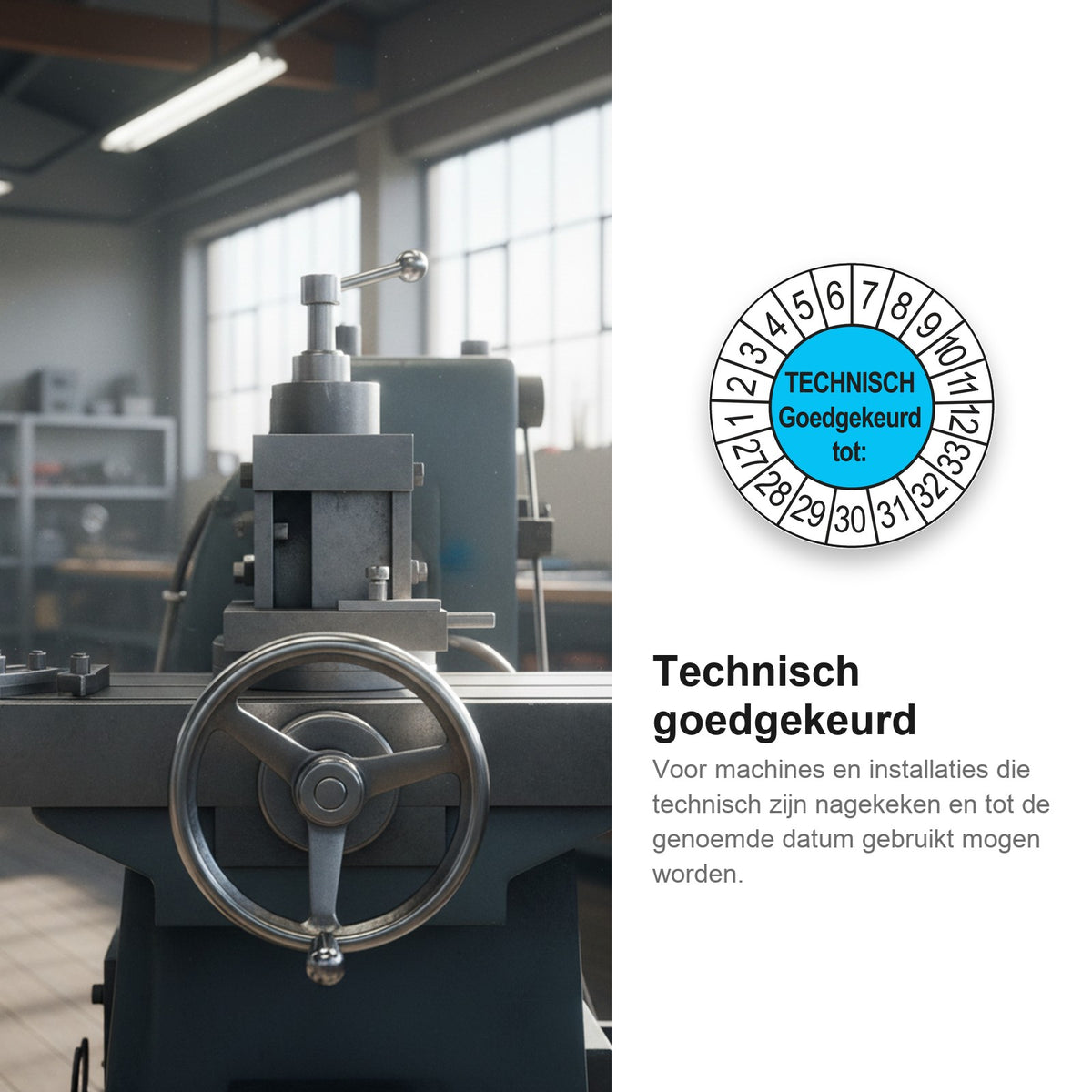 sfeerbeeld Technisch Goedgekeurd tot Blauw