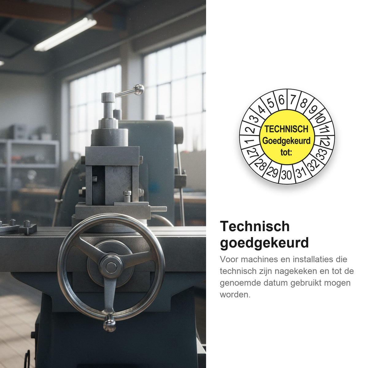 sfeerbeeld Technisch Goedgekeurd tot Geel