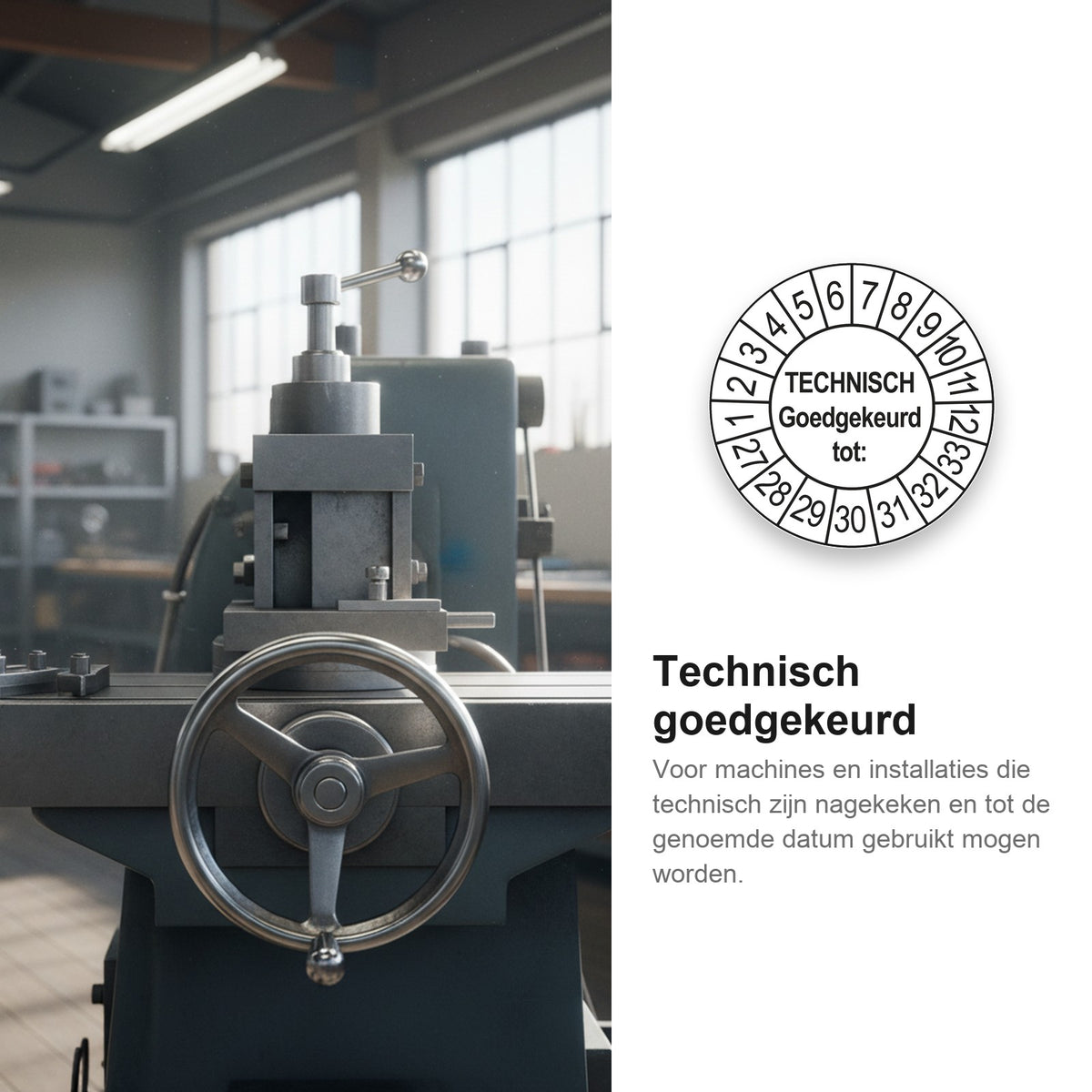 sfeerbeeld Technisch Goedgekeurd tot Wit