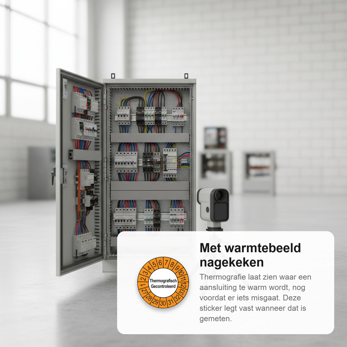 sfeerbeeld Thermografisch Gecontroleerd Buiten Oranje