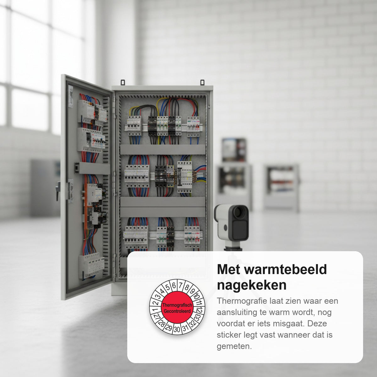sfeerbeeld Thermografisch Gecontroleerd Rood