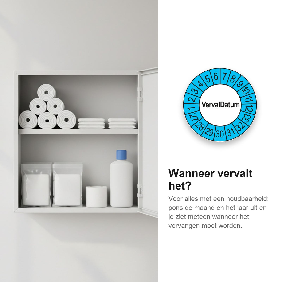 sfeerbeeld Vervaldatum Buiten Blauw