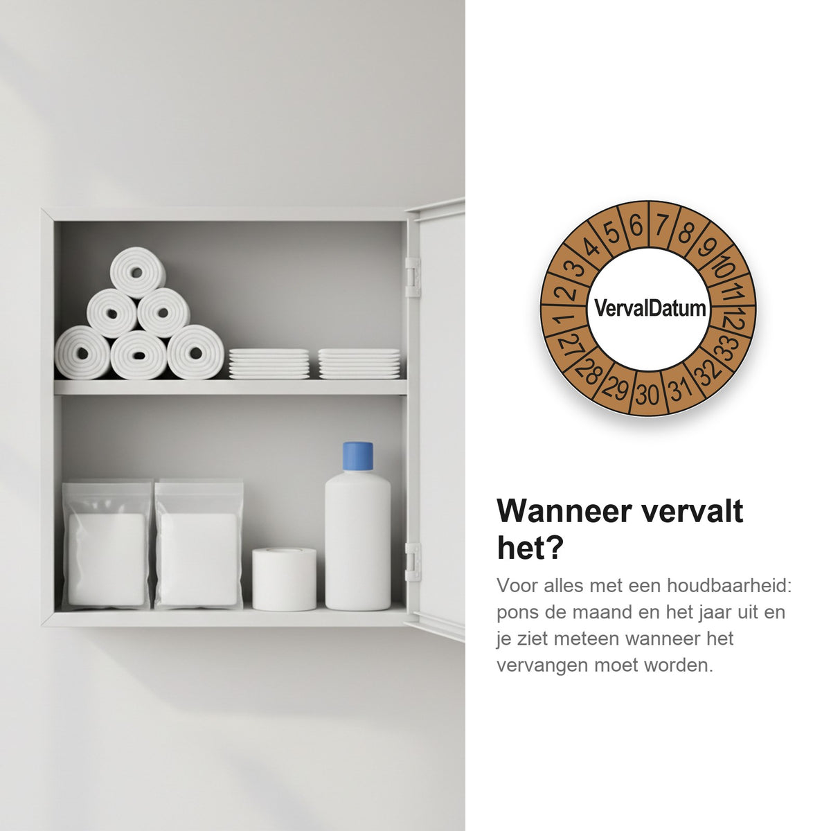sfeerbeeld Vervaldatum Buiten Bruin