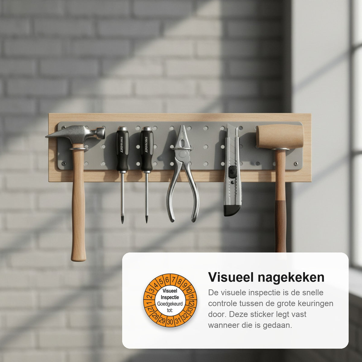 sfeerbeeld Visuele Inspectie Buiten Oranje