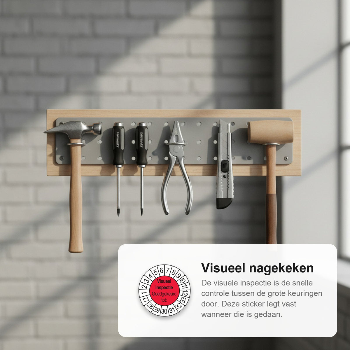 sfeerbeeld Visuele Inspectie Rood
