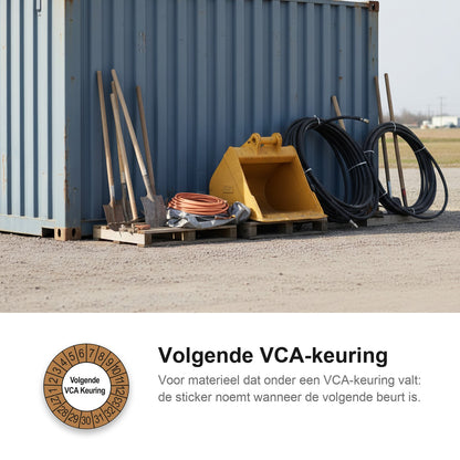 sfeerbeeld Volgende VCA Keuring Buiten Bruin