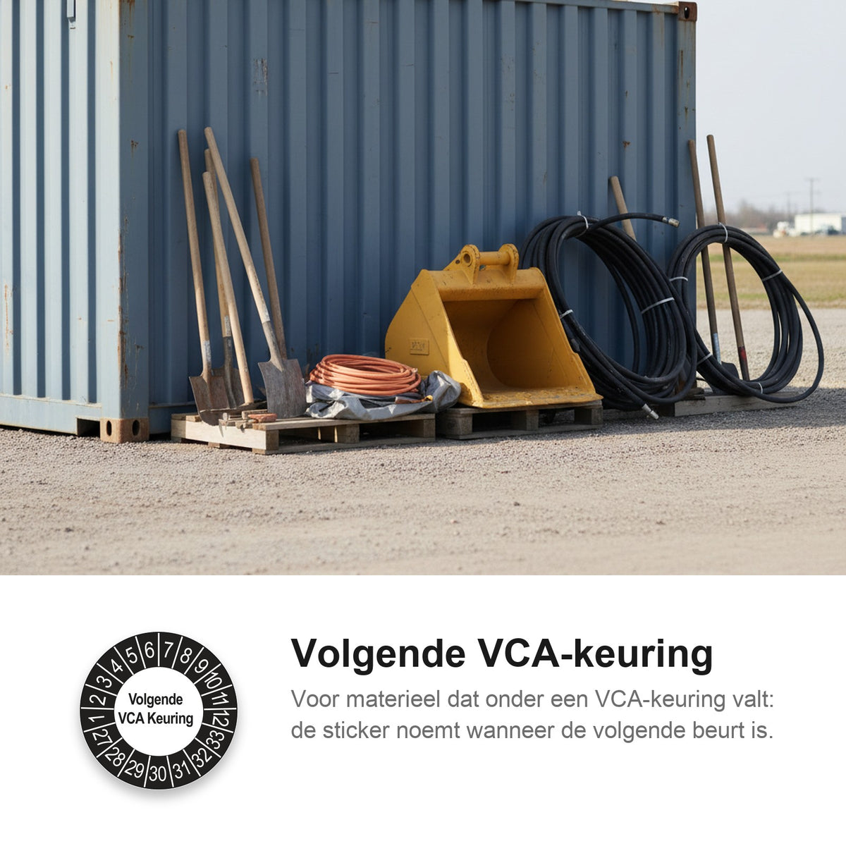 sfeerbeeld Volgende VCA Keuring Buiten Zwart
