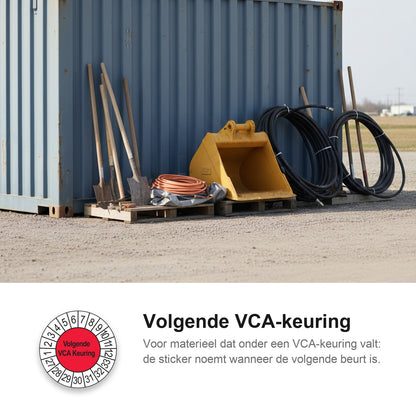sfeerbeeld Volgende VCA Keuring Rood